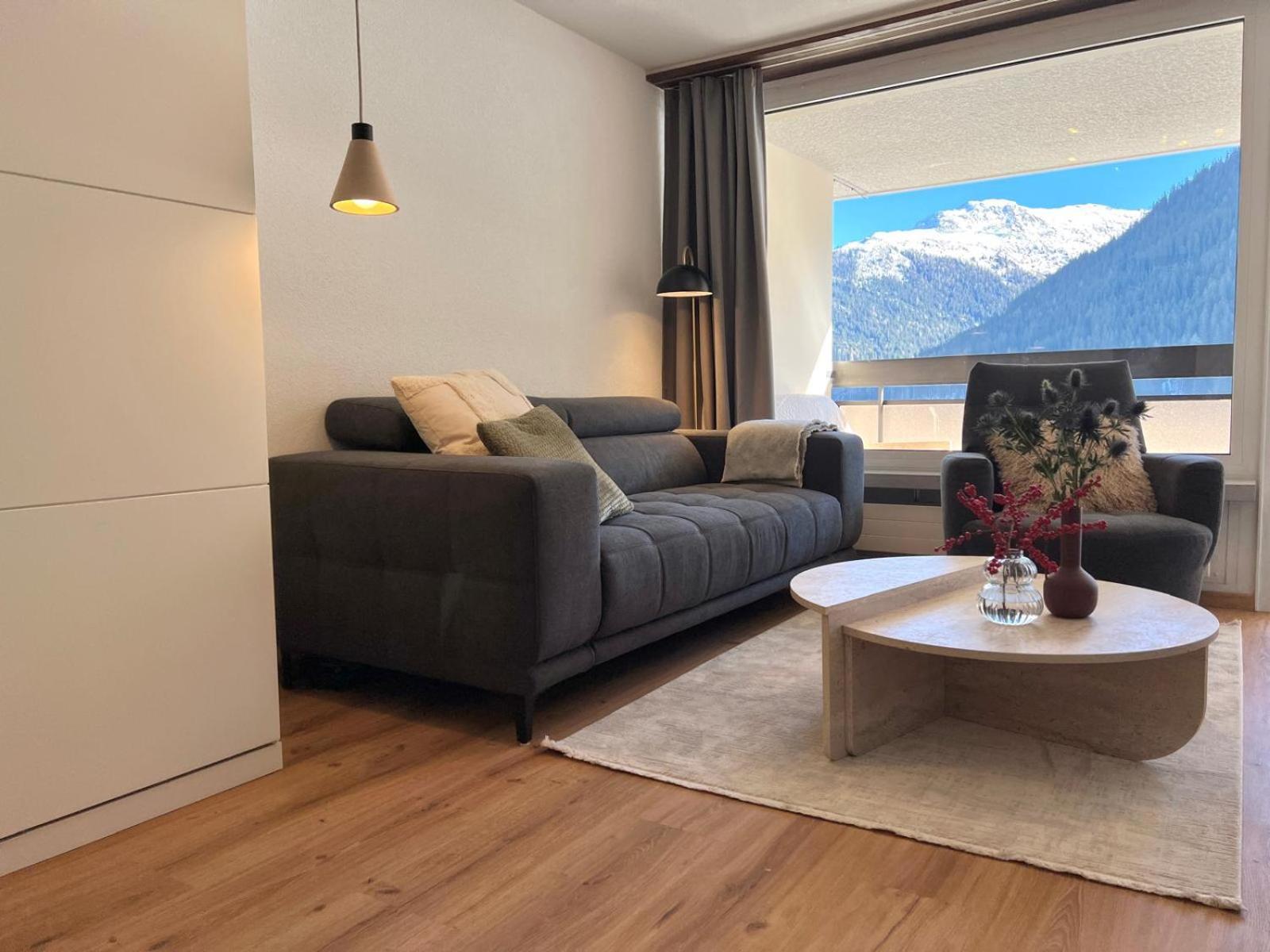 New Renovated Apartment In Center Of Davos Extérieur photo